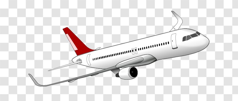 Airplane Jet Aircraft Clip Art - Airbus A320 Family - Free Cliparts Jets Transparent PNG