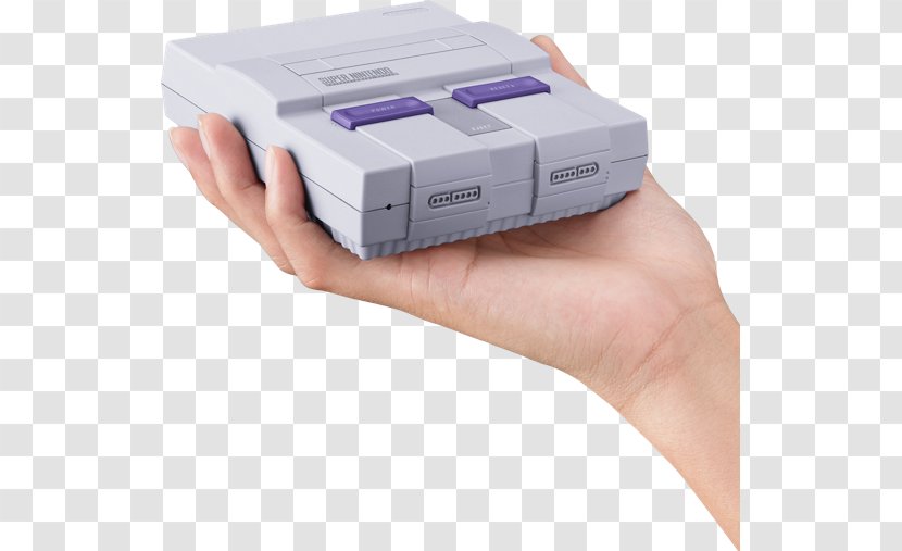 Star Fox 2 Super Nintendo Entertainment System NES Classic Edition Wii - Hand Holding Transparent PNG