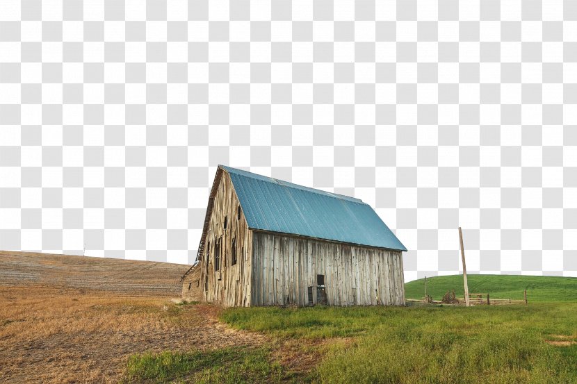 Barn Grassland Rural Area Shack Farm - Ecoregion Roof Transparent PNG