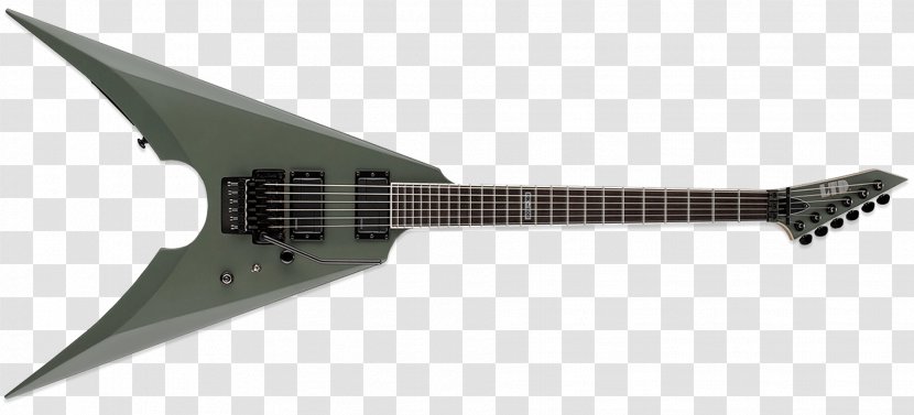 Electric Guitar Musical Instruments Gibson Flying V ESP Guitars - Bass - Double Arrow Transparent PNG