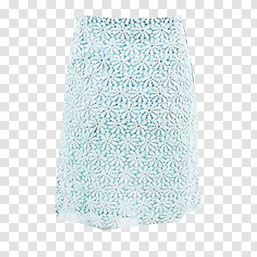 Skirt Dress Turquoise - Flowers Transparent PNG