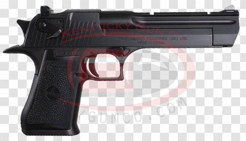 IMI Desert Eagle .44 Magnum .50 Action Express Research Semi-automatic Pistol - Ranged Weapon - Brass Bullets Transparent PNG