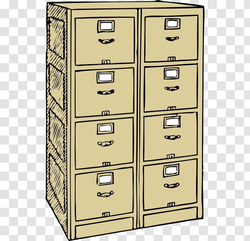File Cabinets Cabinetry Clip Art - Chest Of Drawers - Multiple Cliparts Transparent PNG