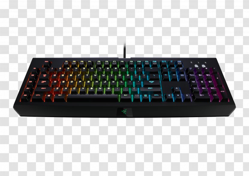 Computer Keyboard Razer Inc. Gaming Keypad Video Game - Electrical Switches Transparent PNG