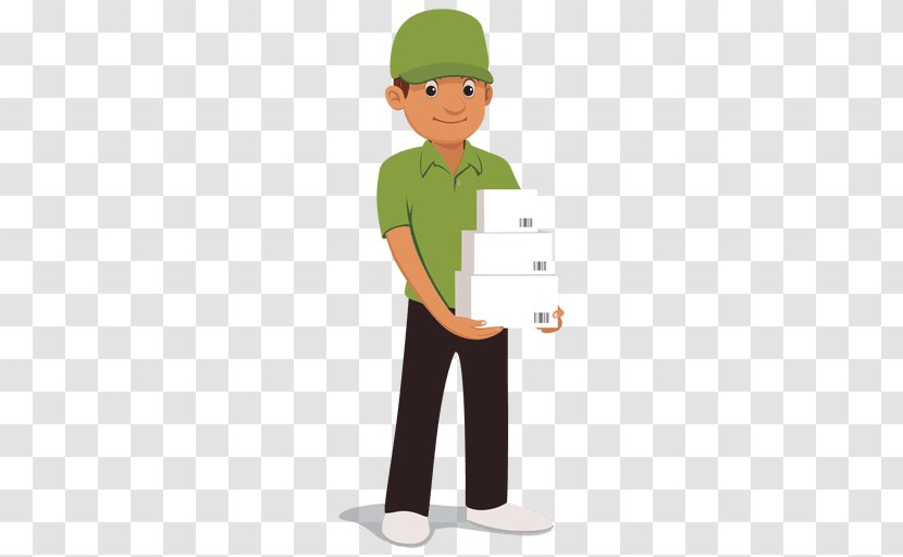 Delivery Online Food Ordering Cartoon - Male - Man Transparent PNG