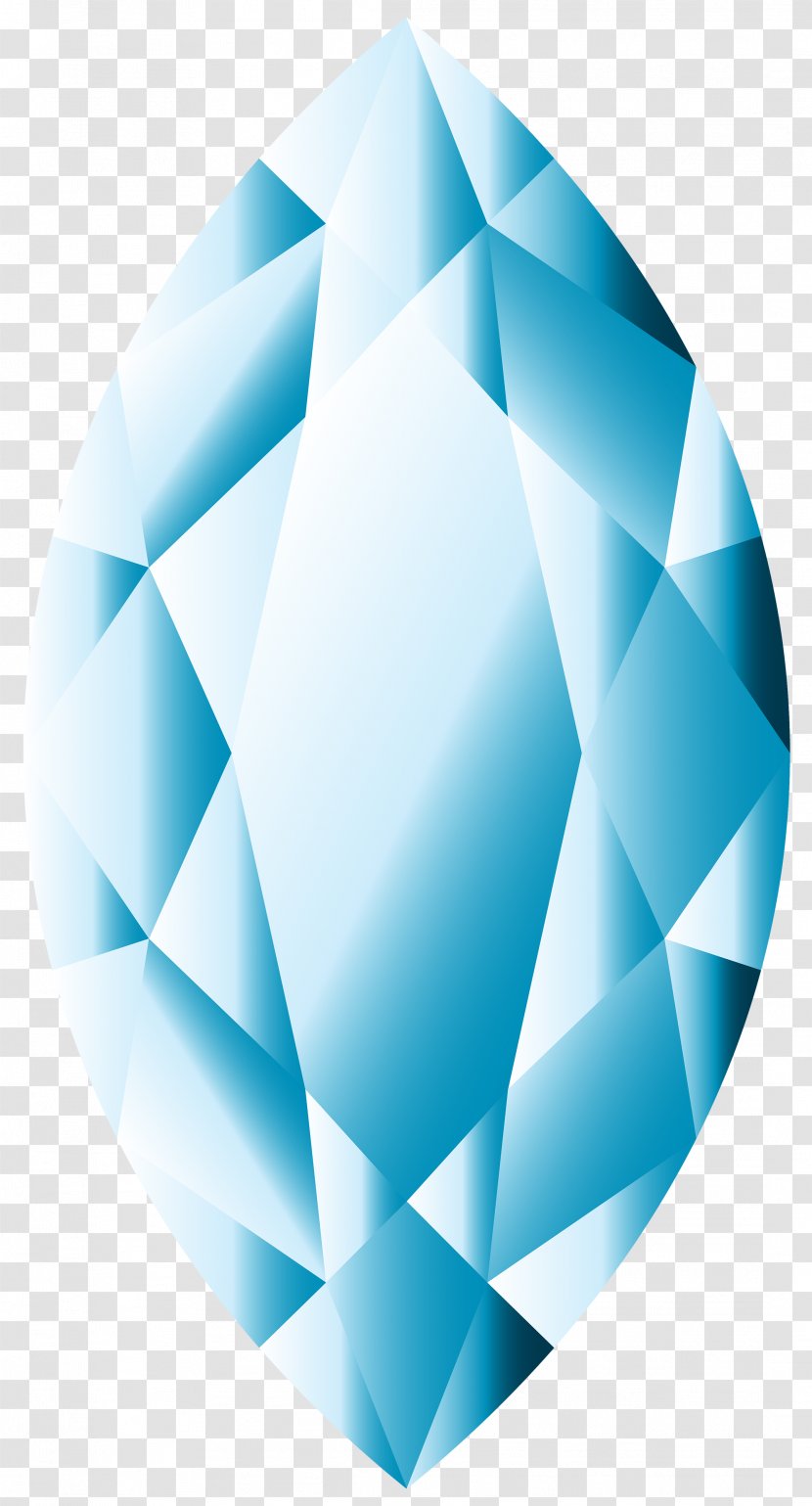 Diamond Jewellery Clip Art - Aquamarine - Gemini Transparent PNG