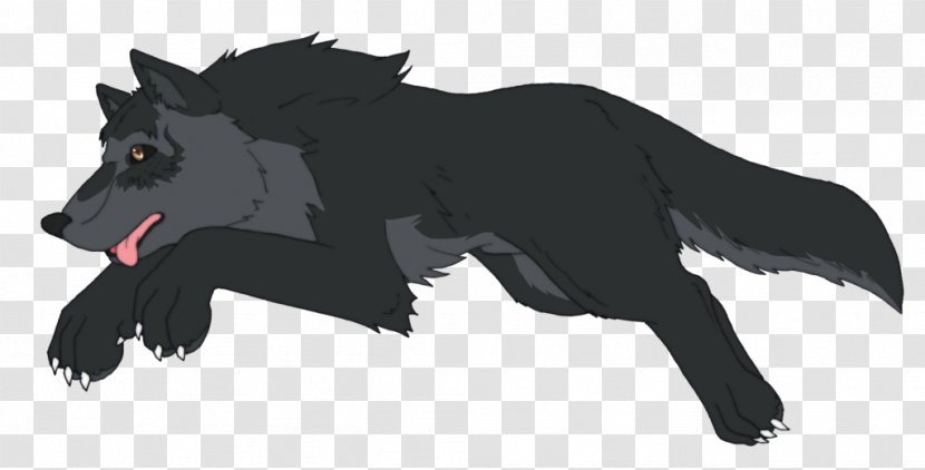 Dog Puppy Drawing Eren Yeager Black Wolf - Cartoon Transparent PNG