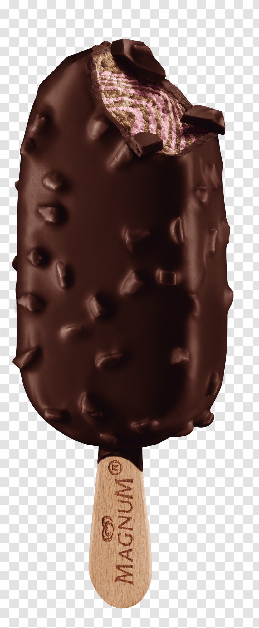 Ice Cream Praline Belgian Cuisine Magnum Hazelnut - Caramelization - Choco Crunch Transparent PNG