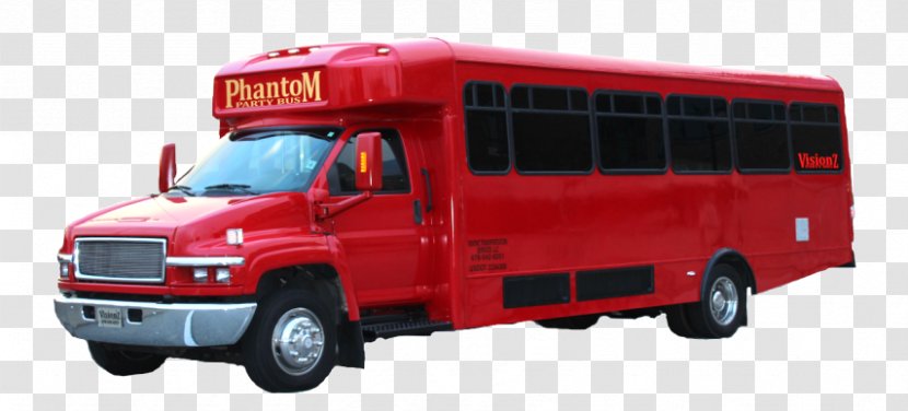 Commercial Vehicle Party Bus Car Limousine - Motor - The Phantom Transparent PNG
