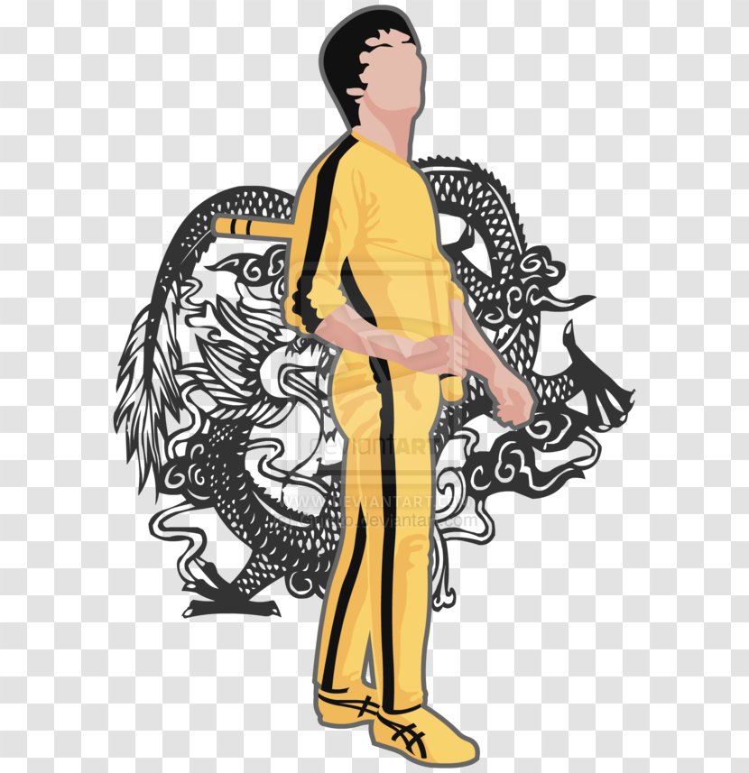 China Art Chinese Dragon Papercutting - Silhouette - Bruce Lee Transparent PNG