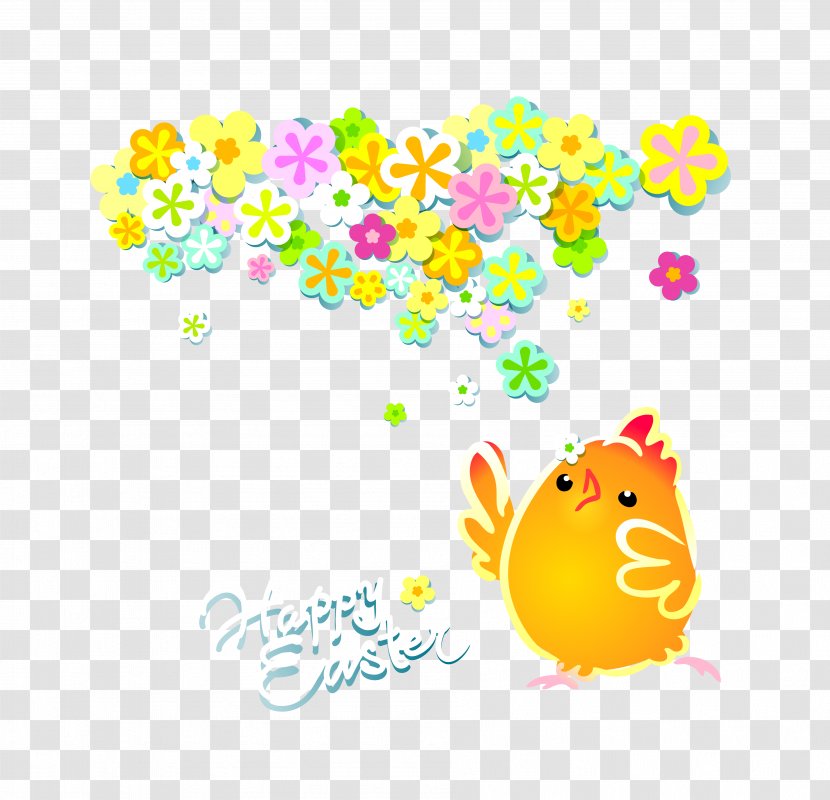 Chicken Clip Art - Garland - Vector Color Easter Wreath Bubble Transparent PNG