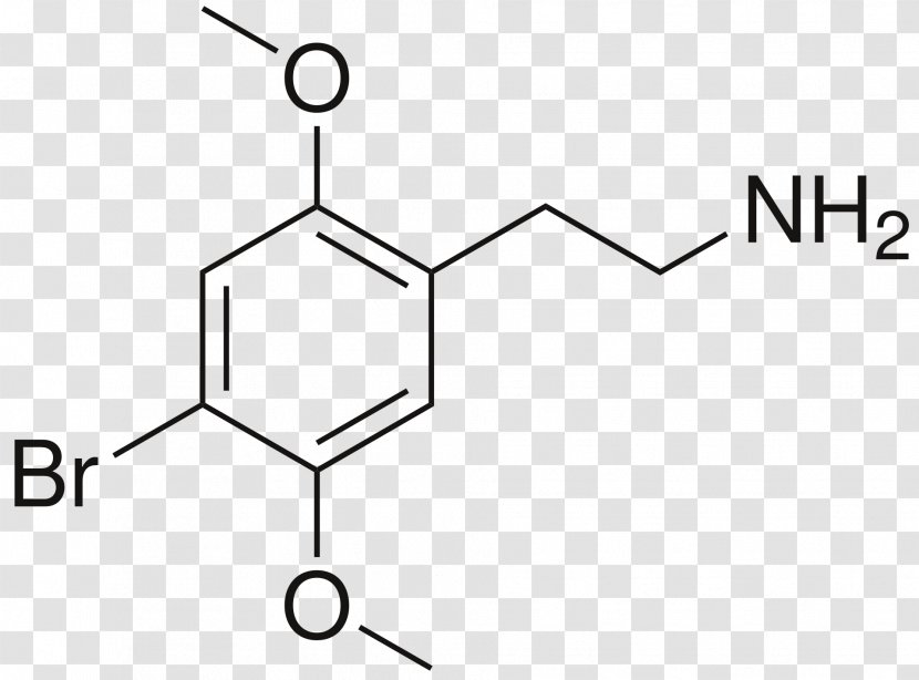 PiHKAL 2C-B Psychedelic Drug 2C-E - Diagram - Listed Transparent PNG