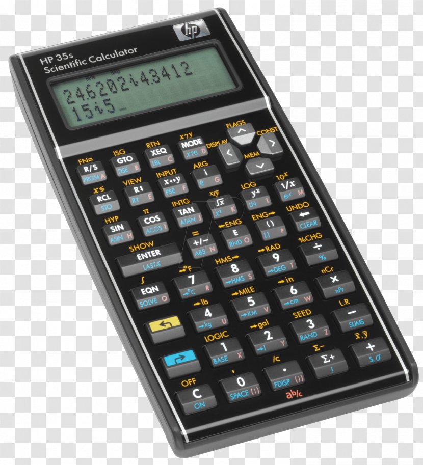 Hewlett-Packard HP 35s Programmable Calculator Scientific Calculators - Hp Transparent PNG