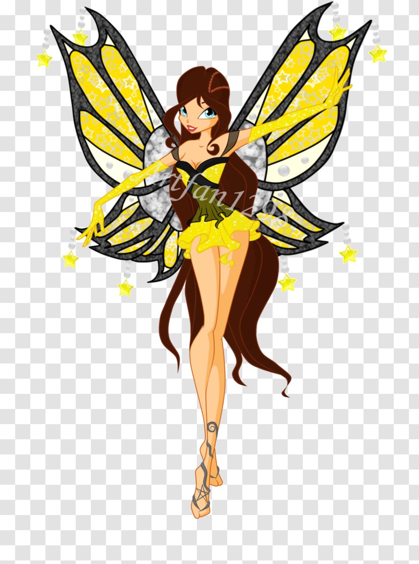 Monarch Butterfly Art Fairy - Color - Radiance Transparent PNG