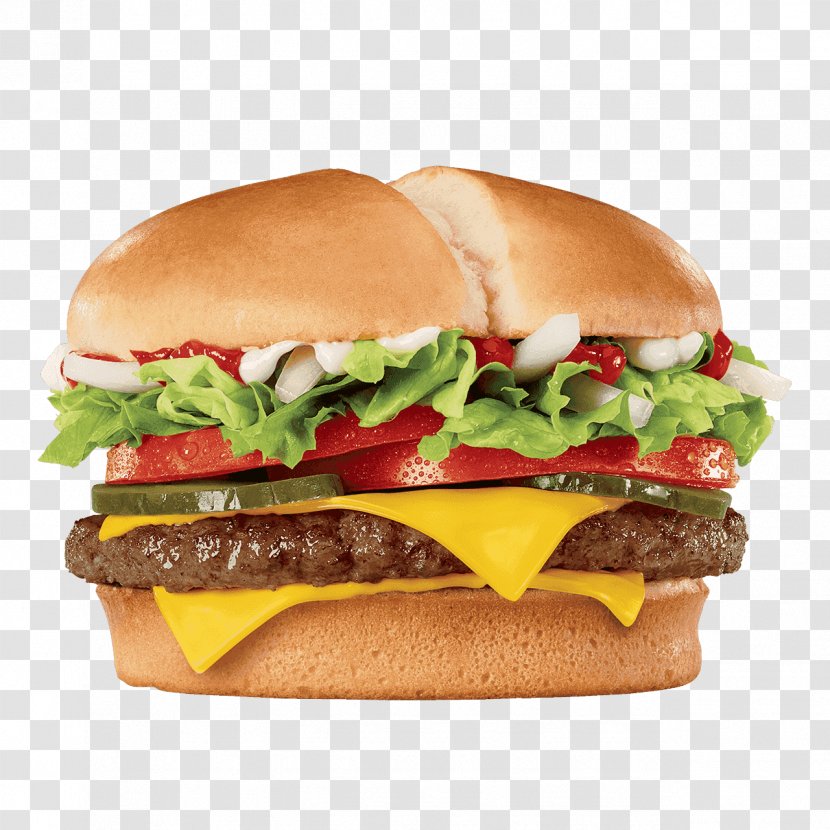 Hamburger Cheeseburger Jack In The Box Bacon Patty - Buffalo Burger Transparent PNG