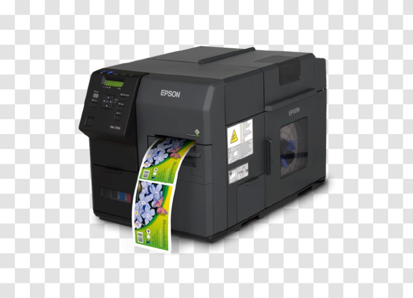 Label Printer Inkjet Printing Epson Transparent PNG