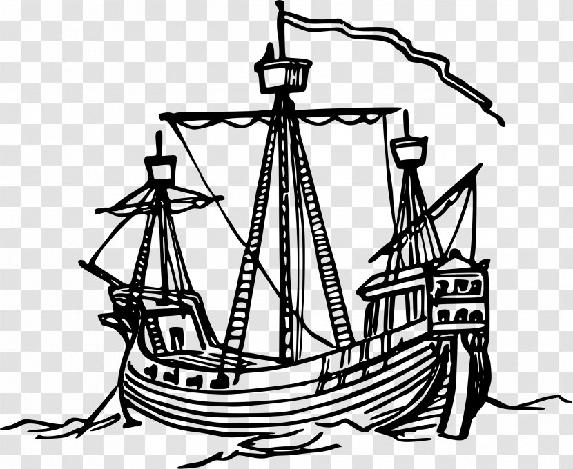 Ship Sailboat - Fluyt - MOTIF Transparent PNG