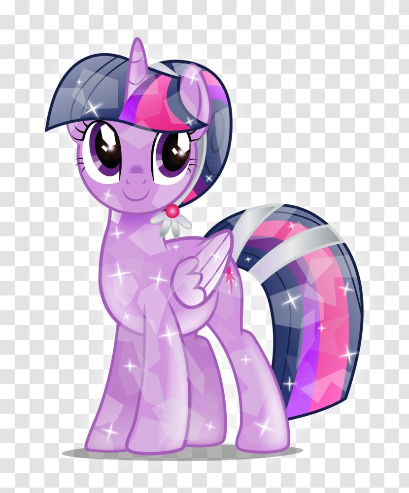 Twilight Sparkle Pony Rainbow Dash Applejack Pinkie Pie - Purple - Crystal Transparent PNG