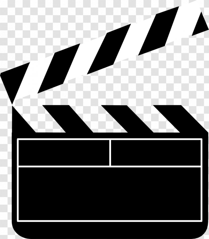 Art Film Hollywood Cinema Clip - Black And White - Clapper Board Transparent PNG