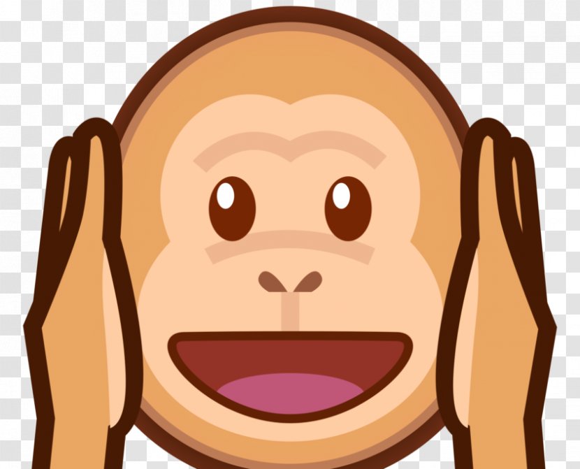 Three Wise Monkeys Emoji Evil Proverb - Heart Transparent PNG