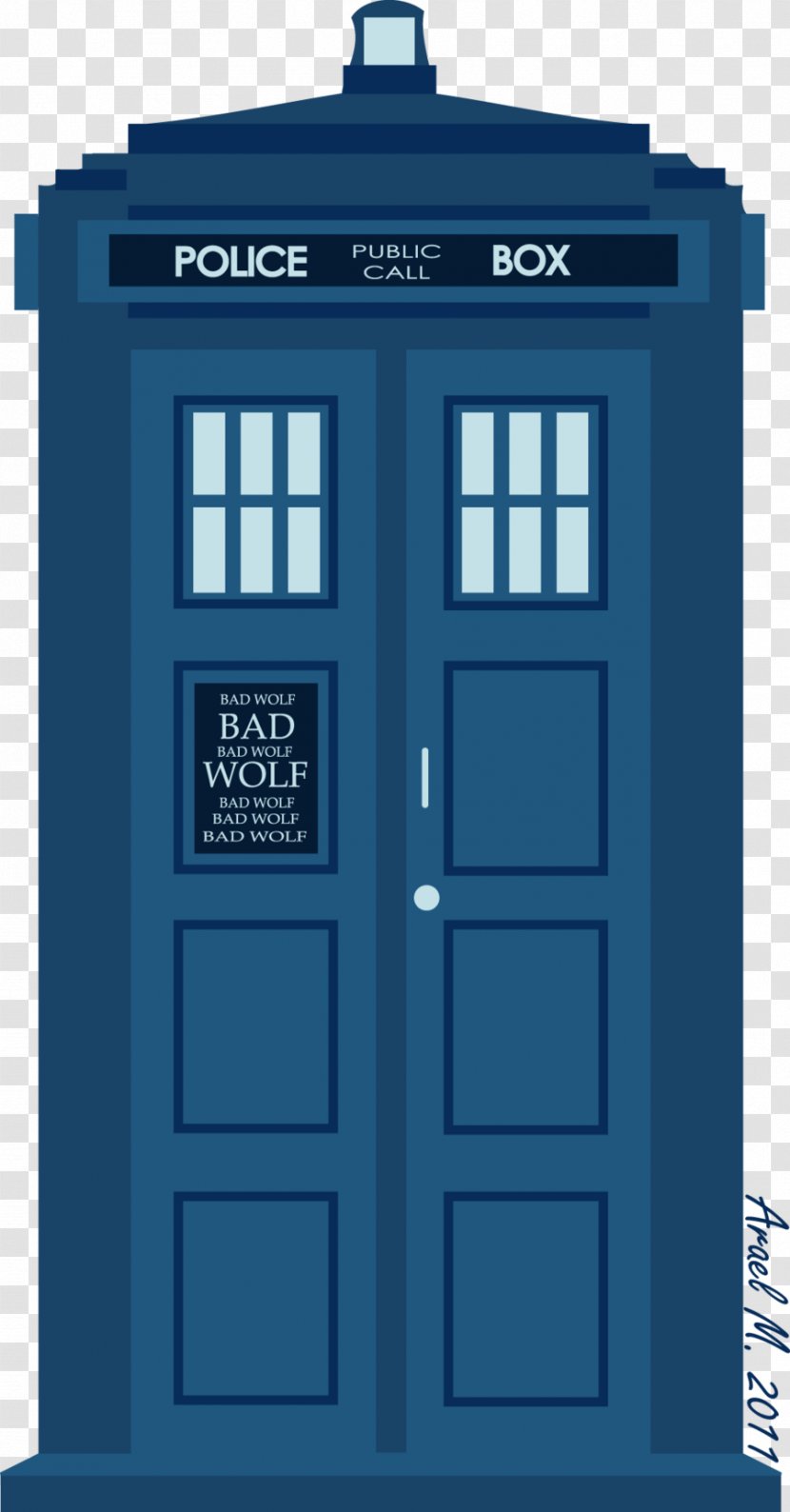 Doctor Bad Wolf TARDIS YouTube - Facade Transparent PNG
