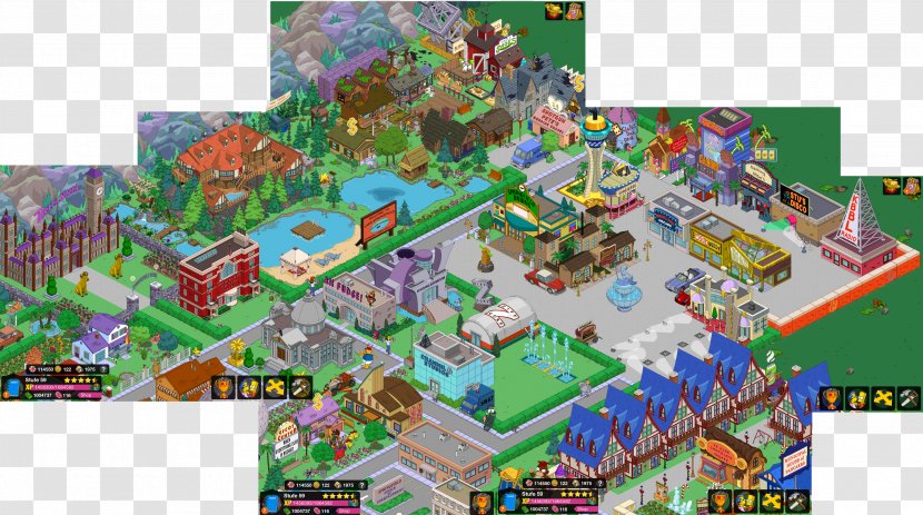 The Simpsons: Tapped Out Homerpalooza Game - Cartoon - Watercolor Transparent PNG