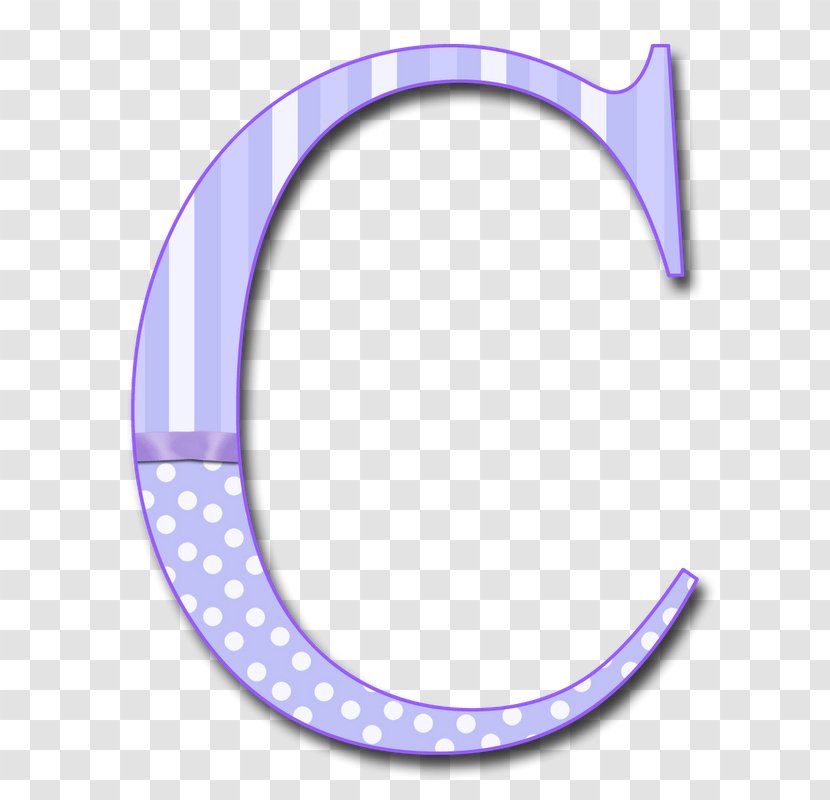 Alphabet Letter C G - Violet Transparent PNG