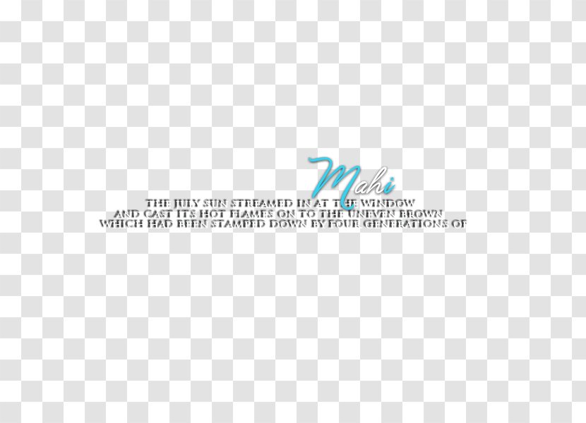 Logo Brand - Aqua - Design Transparent PNG