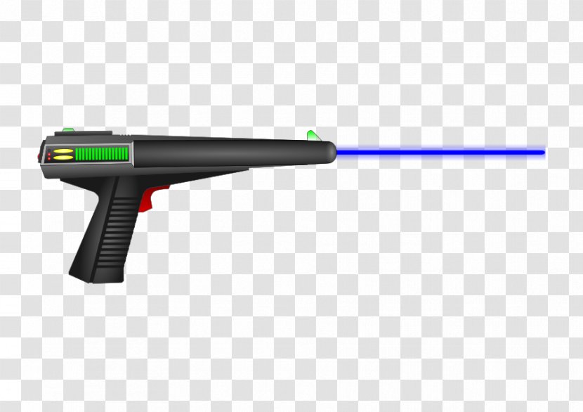 Raygun Laser Tag Firearm Clip Art - Watercolor Transparent PNG