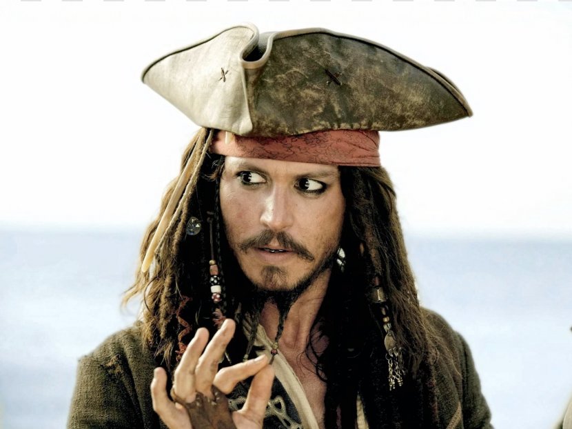 Jack Sparrow Johnny Depp Pirates Of The Caribbean: On Stranger Tides Joshamee Gibbs Davy Jones - Cap Transparent PNG
