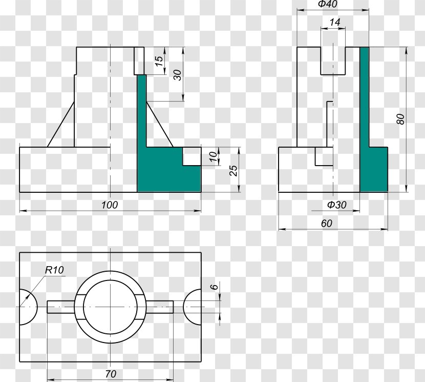 Technical Drawing Desktop Metaphor Floor Plan - Computers - Fxyz Transparent PNG