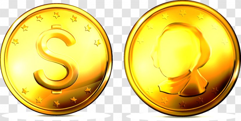 Gold Coin - Poster Transparent PNG