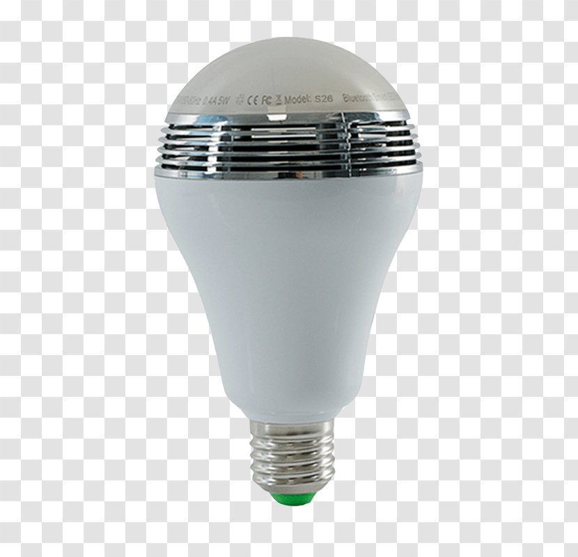 Incandescent Light Bulb LED Lamp Light-emitting Diode - Bluetooth - Speaker Transparent PNG