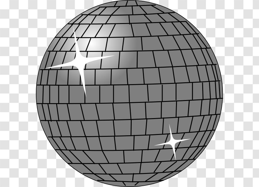 Disco Ball Drawing Clip Art - Heart - Silhouette Transparent PNG