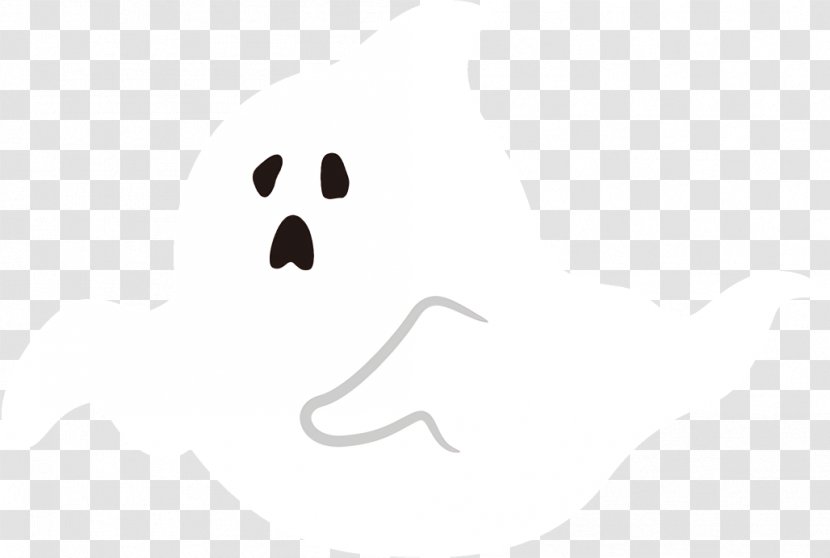 Ghost Halloween - Text - Shoe Blackandwhite Transparent PNG