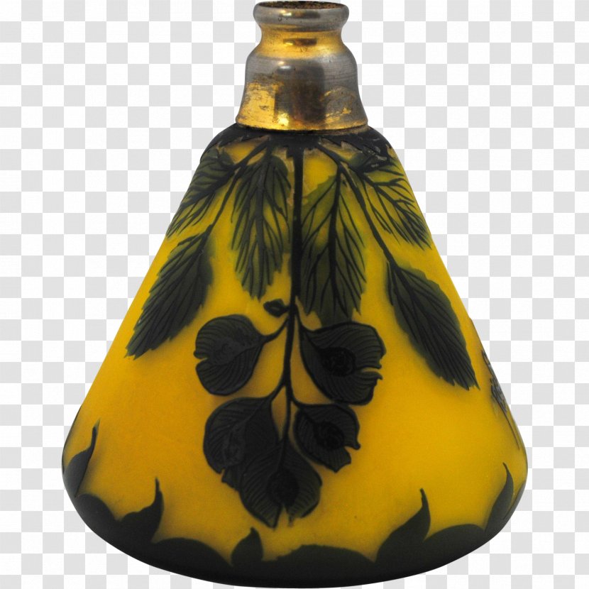 Glass Bottle Vase Johann Loetz Witwe Cameo - Wine Transparent PNG