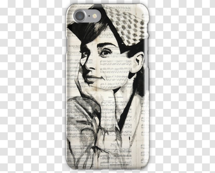 IPhone 6 Drawing Mobile Phone Accessories Canvas Print Tote Bag - Audrey Hepburn Transparent PNG