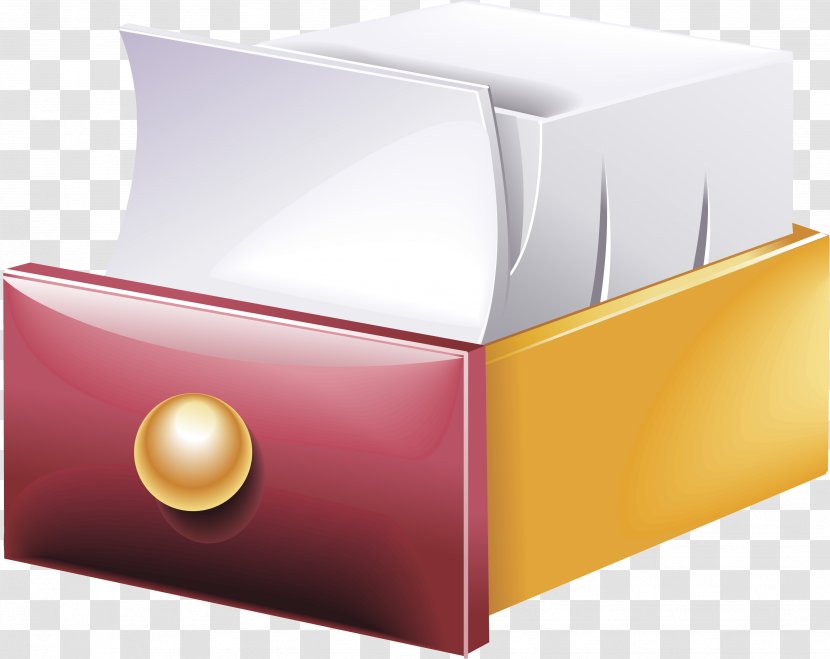 Drawer - Yellow - Drawing Material Transparent PNG