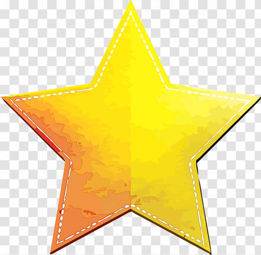 Yellow Star Transparent PNG