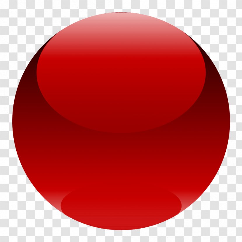 Red Circle Sphere Maroon - Buttons Transparent PNG