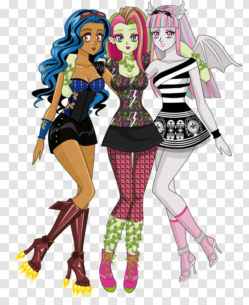 Monster High Cleo DeNile Clawdeen Wolf Doll - Tree Transparent PNG