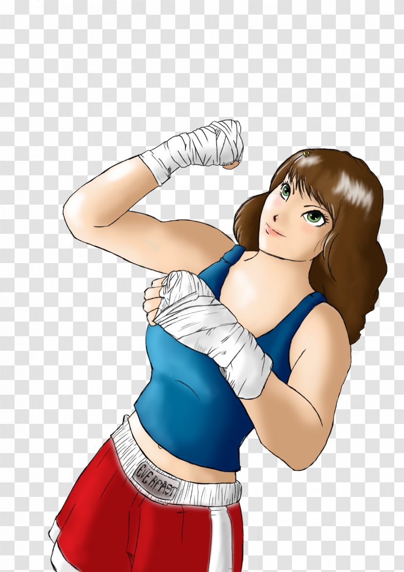 Boxing Drawing Woman Art One Piece - Tree Transparent PNG