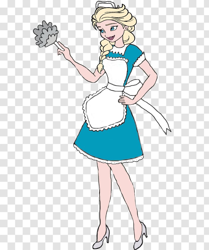 Daphne French Maid Dress Art - Flower Transparent PNG