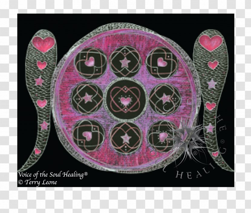 Mandala Reiki Circle Aura Healing - Pink - Windows Of The Soul Transparent PNG