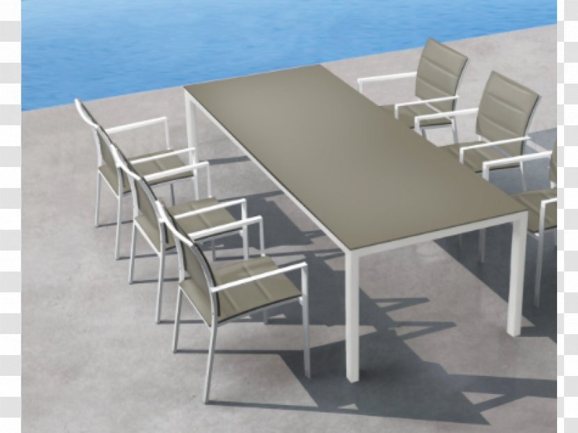 Table Garden Furniture Chair - Metal - Rattan Transparent PNG