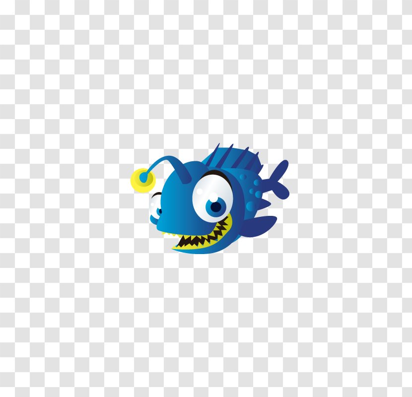 Crocodile Cartoon - Sea - Blue Fish Transparent PNG