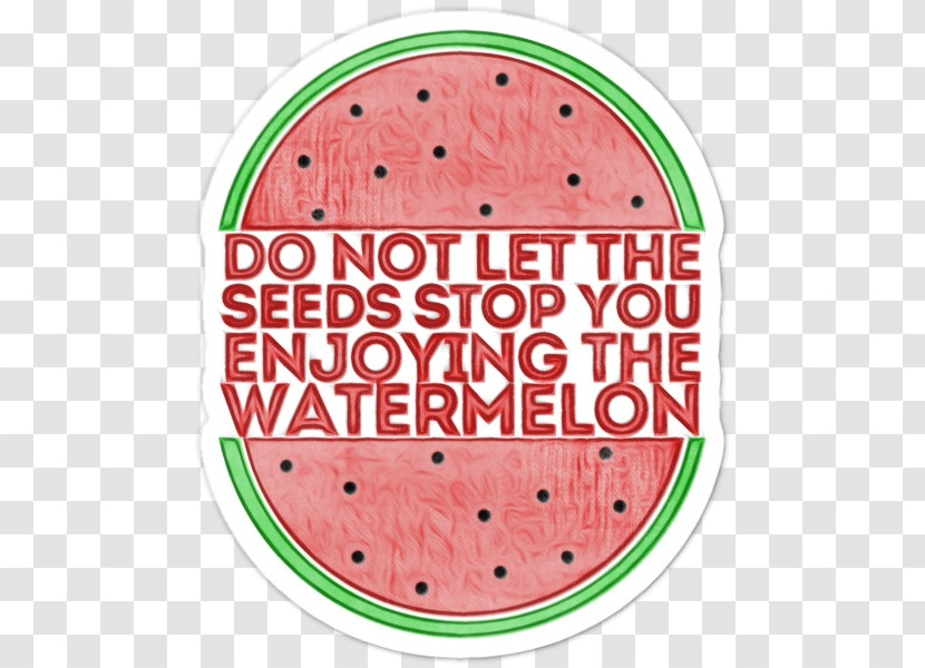 Watermelon M Label.m Watermelon M Line Point Transparent PNG
