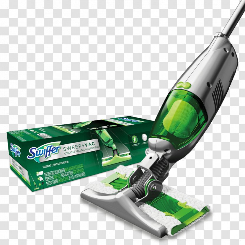 Swiffer Vacuum Cleaner Mop Broom Cleaning - Dissolving Transparent PNG
