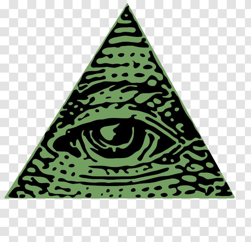 Illuminati Eye Of Providence Freemasonry Secret Society Triangle - I-20 Cliparts Transparent PNG