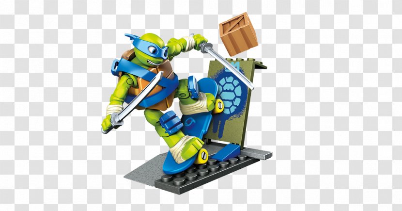 Teenage Mutant Ninja Turtles Mega Brands Construction Set - Action Toy Figures - Skateboard Training Transparent PNG